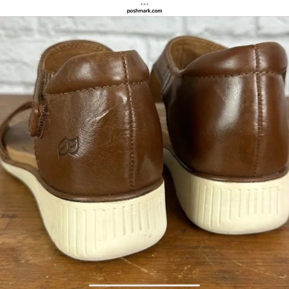 Nurture by Lamaze Brown Leather T Strap Comfort Sandals Closed Back Size 9.5 - Picture 6 of 6